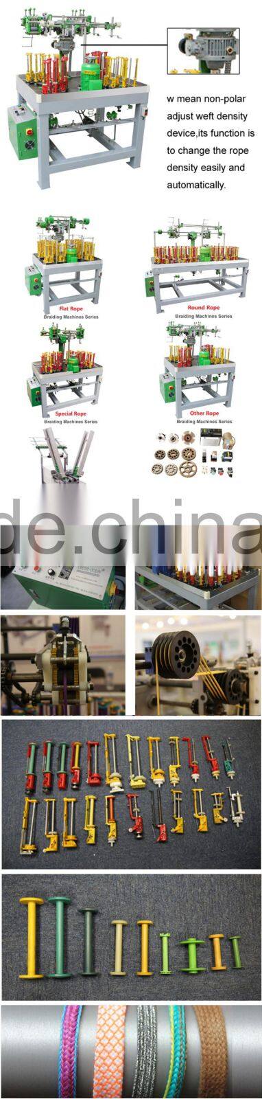 CREDIT OCEAN sound proof High speed round cord braiding machines with big bobbin