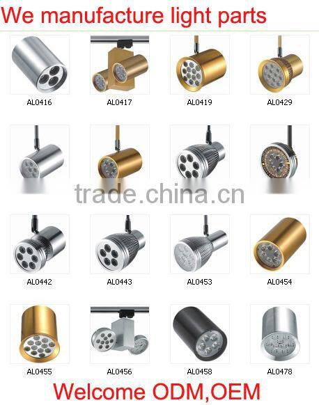 LED LAMP PART 6w art gallery lighting fixtures track/spotlight part in outdoor
