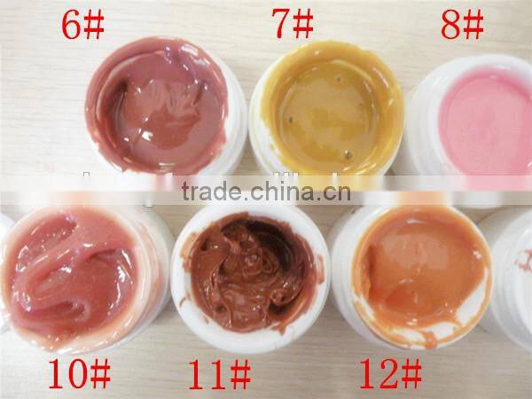 Good Color Texture Jelly Thick Gels for building nails