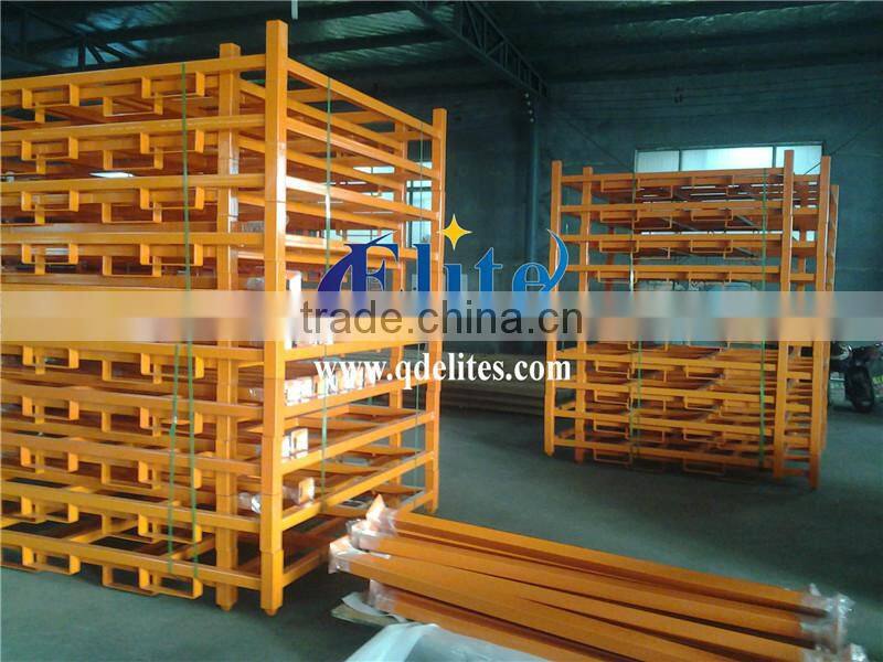 mobile tire storage rack for warehouse