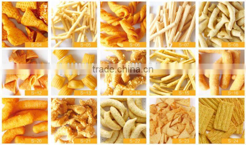 fried Flour food Crispy chip snack food extruder mahcine from Jinan Dayi