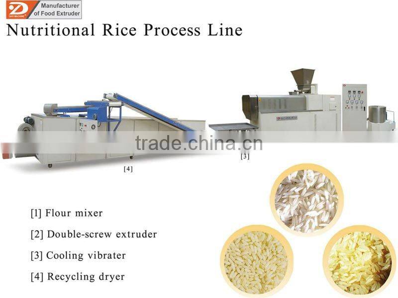 Nutritional Rice Process Line Golden Rice Making Machine Jinan DaYi Machinery