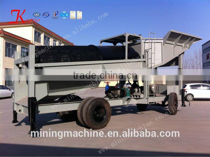 Alluvial 200 tph gold wash plant, 300 tph gold ore wash plant With Patent For Sale
