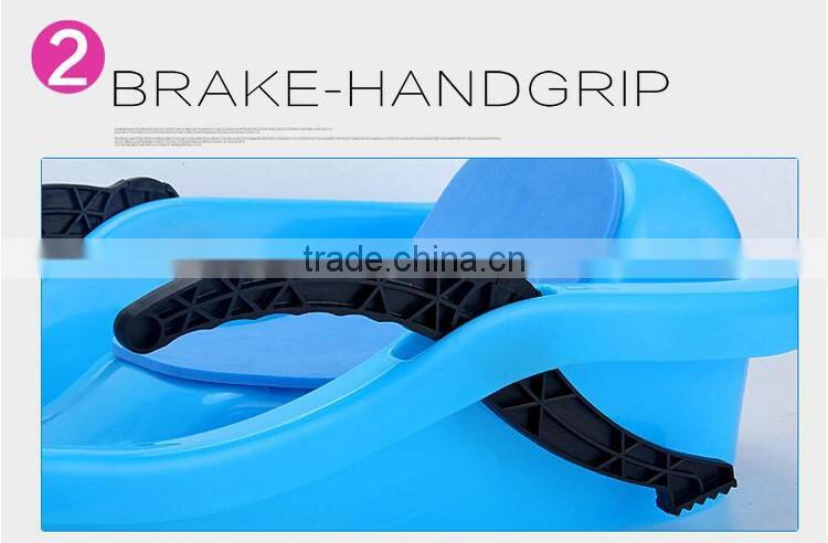 Snow Sled with rope and brake
