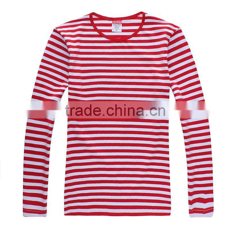 Fashionable Fiber Optic Many Color Stripe Sublimation Man's Woman's Long Sleeve Shirt