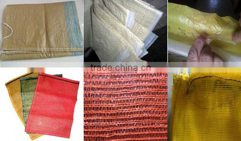 Mesh bag knitting machine for circular loom