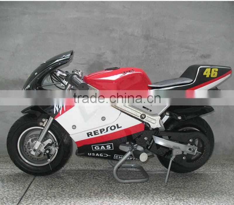2-stroke 49cc kids pocket bike/pit bike