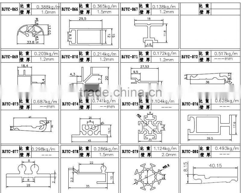 OEM ODM high quality exhibition aluminium profile/ aluminium profile for display booth /exhibition