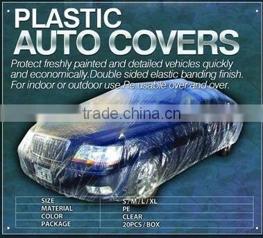 disposable plastic car cover