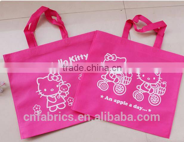 China Supplier best selling cartoon hello kitty non woven Shopping Bag