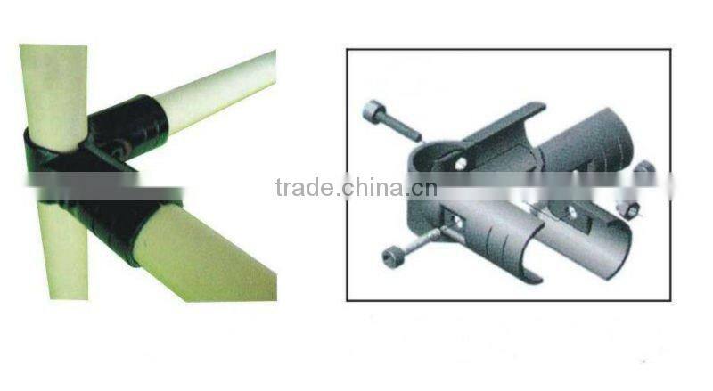 Metal pipe clamp made of steel plate pipe joint system H-2