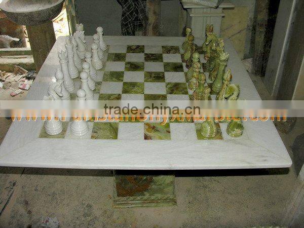 Attractive Price New Type ONYX CHESS BOARDS WITH FIGURES