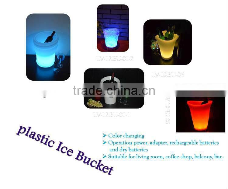 16 color changing beer ice bucket for club