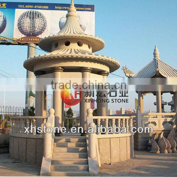 Chinese Outdoor Stone Pavilion