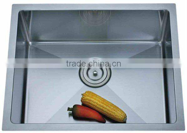 Handmade single bowl kitchen sink