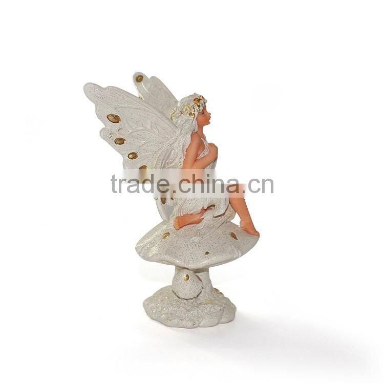 Home decorate resin sexy angel fairy figurines