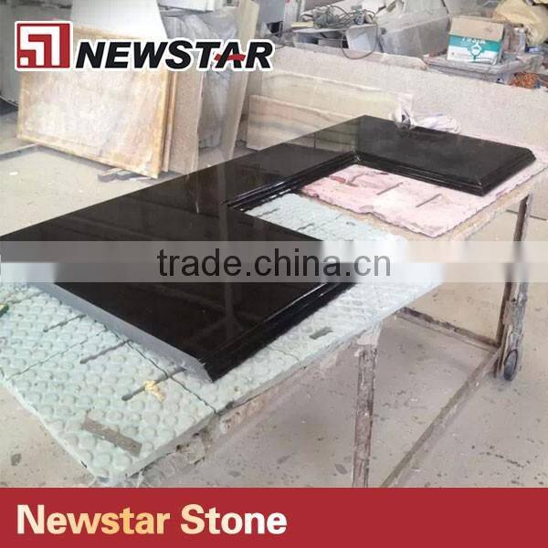Newstar Chinese zimbabwe black granite countertop for sale