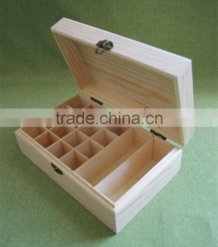 cuboid shape wooden essential oil packaging box for sale