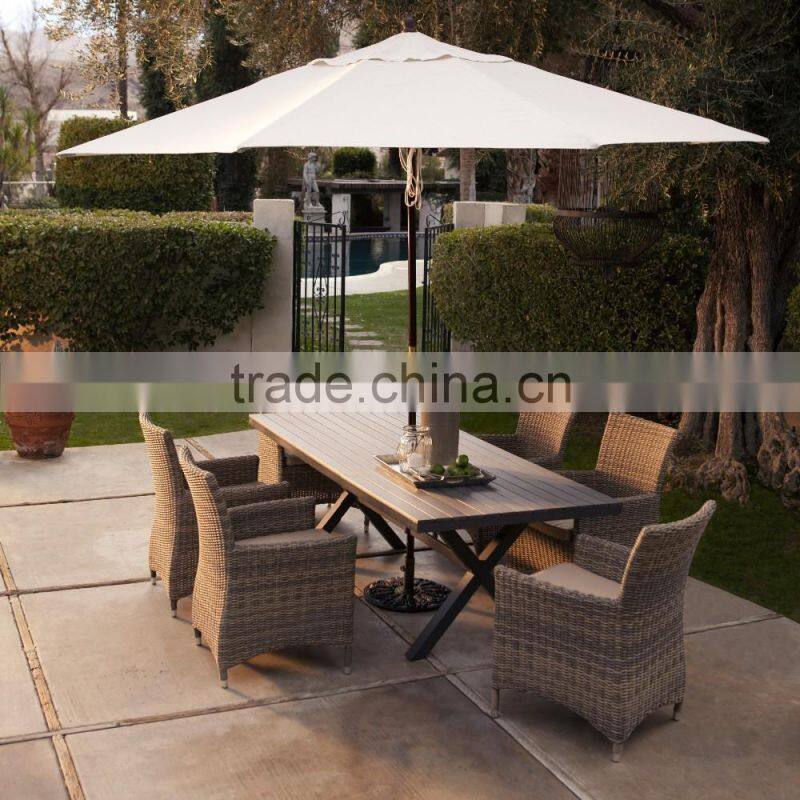 2017 Trade Assurance hot sale outdoor modern restaurant used dining table set designs