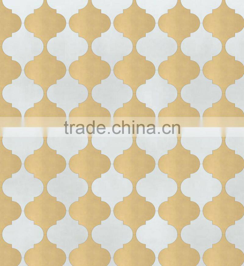 Bathroom or kitchen indoor decoration plain concrete 3D tiles front wall