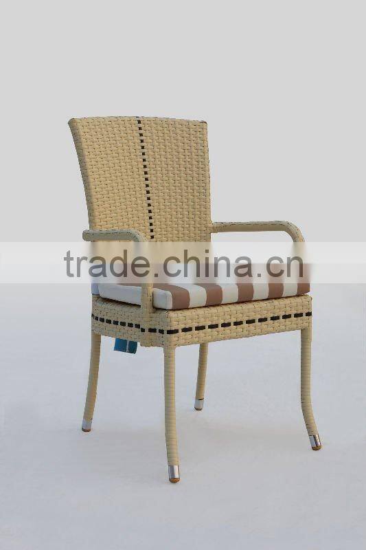 new design rattan furniture rust resistent wicker dining chair