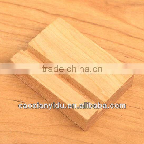 Wooden Block with Slot Stand Holder for Bussiness Card ,Wedding Present Names Home Decor Exhibition Display Board