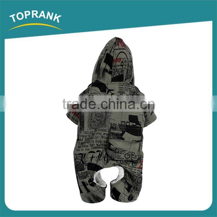 China wholesale dog clothes pet accessories camouflage winter warm plush pet clothing