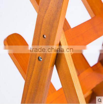 paulownia wooden shoes rack with six layers