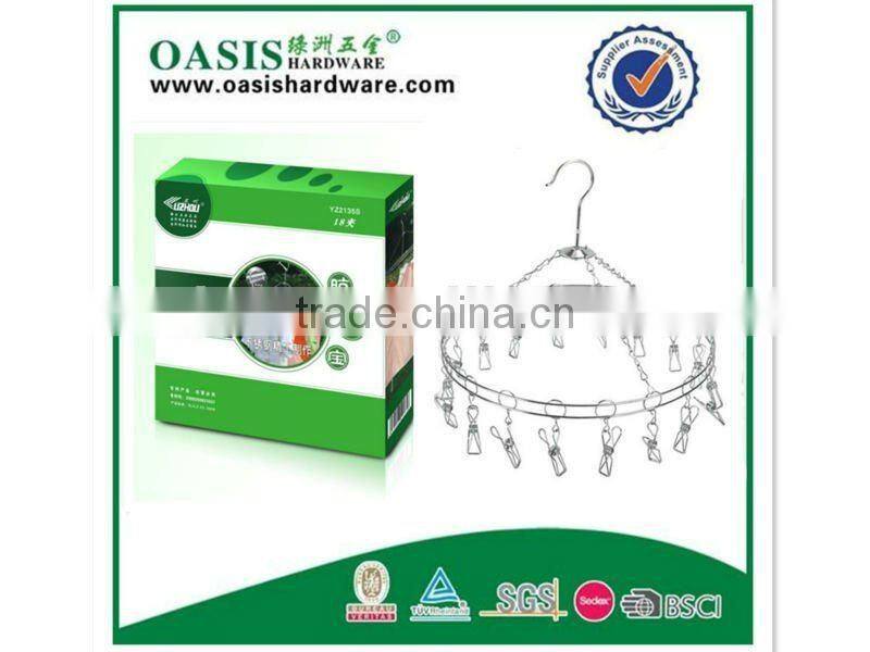 stainless steel clothes hanger set high quality