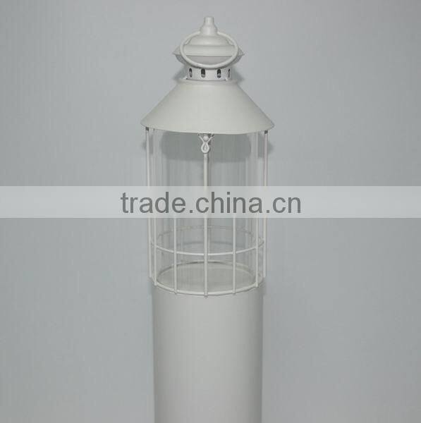 Garden decoration metal tall candle lantern