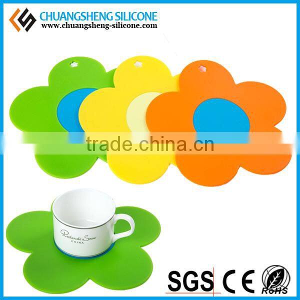 Table cup pad, office desk glass mat, anti-hot silicone mat