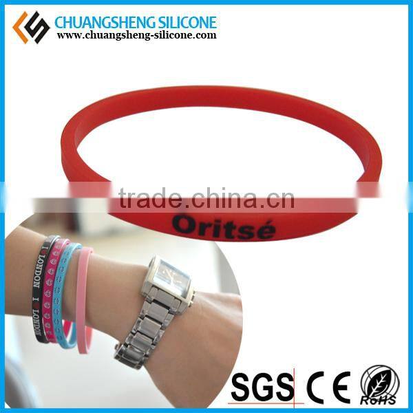 small fast selling items colorful gifts silicone bracelet