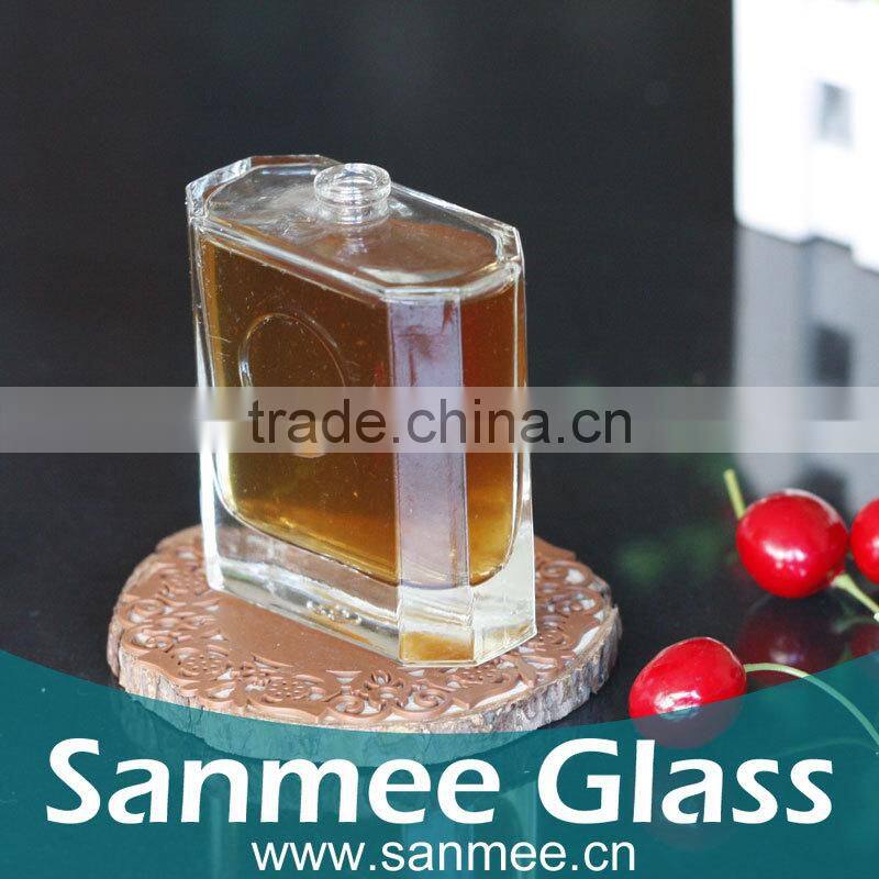 Supply Empty Glassware Bottle 100ml Clear Glass Bottle For Perfume