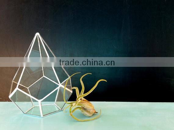 Geometric Stained Glass Planter Terrarium