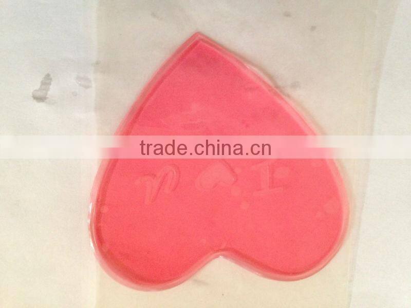 Leaf shape green PU pad