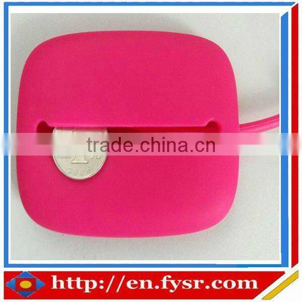 Eco-friendly round silicone change wallet