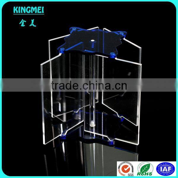 KM-VP04B Acrylic Rotating Photo Frame;Acrylic Picture Frame;Acrylic Photo Stand