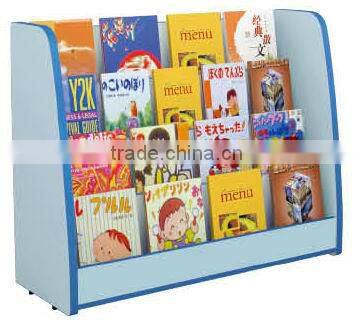 LT-2151G High quality pine wood book shelf for kids