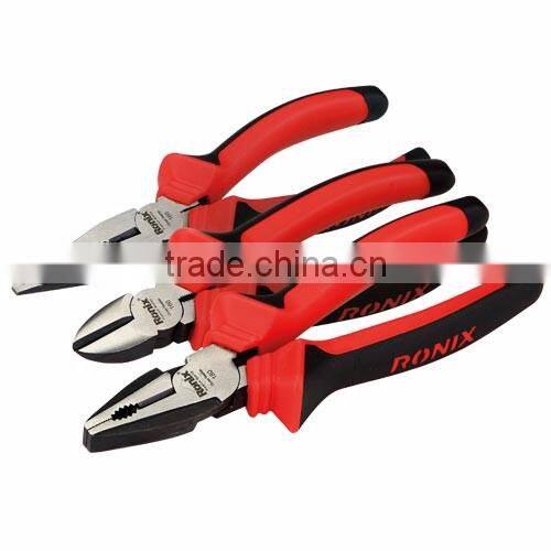 RONIX Pliers(combination , side cutting & long nose pliers) sizes : 6,7,8 mm RH-1107 RH-1108 RH-1206 RH-1207 RH-1306 RH-1307