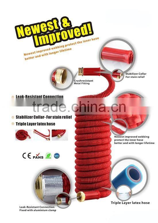 2016 Newest High Quality brass fitting dap expandable hose as seen on tv