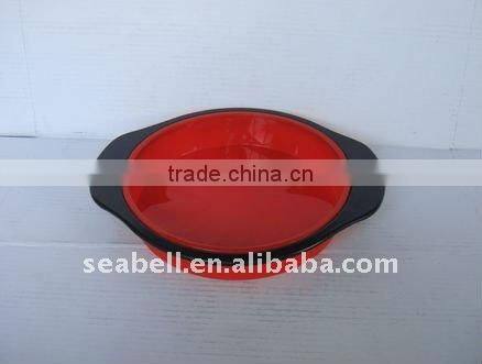 9''round cake pan of silicon bakeware