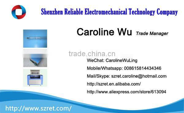 CO2 laser optics portfolio imported USA CVD ZnSe CO2 laser lens 25mm and Silicon Si co2 laser reflect mirror 30mm