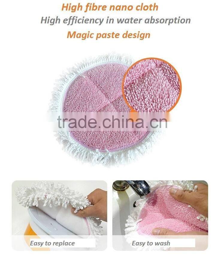 2016 MOPA new innovative multifunction pin electric mop waxer scrubber polisher auto-cleaning microfiber cleaner