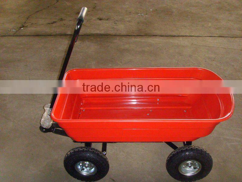 75L Utility Tow Heavy Duty Dump Cart TC2145