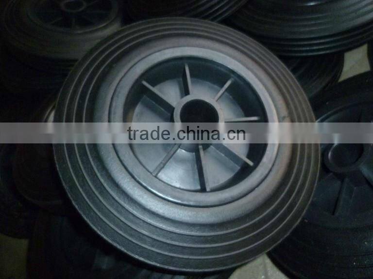 rubber solid wheel supplier with lowest price