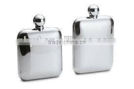 2016 outdoor new hip flask 6oz mini stainless steel hip flask round medium
