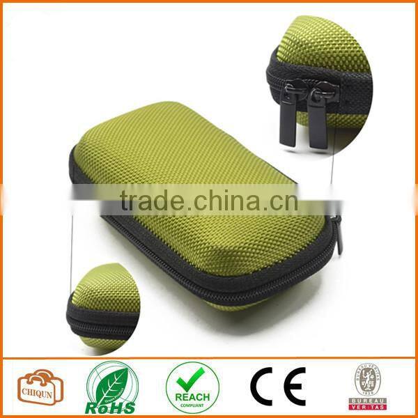 Hard Earphone Headset EVA Case for MP3/MP4 Bluetooth Earphone Earbuds with Mesh Pocket