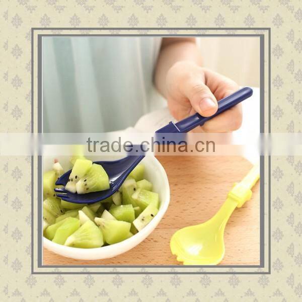 Customized your own design high quality plastic ice cream spoons fruit spoons manufacturers in China