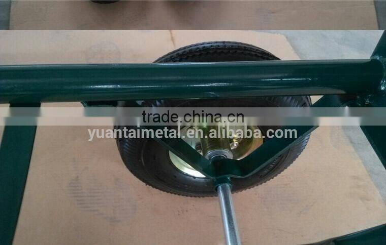 Steel single loop handle Trolley HT1828 with two wheels for storage using