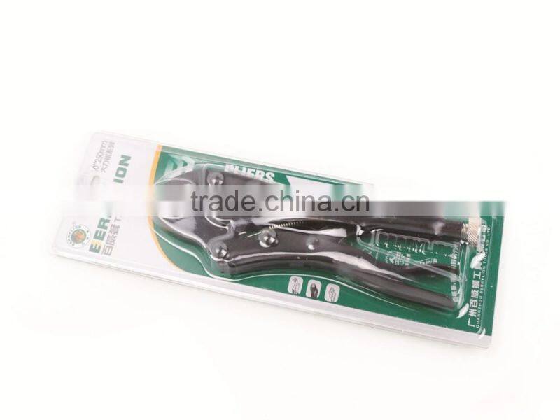 High quality black 10"electrophoresis locking pliers with straight jaw design